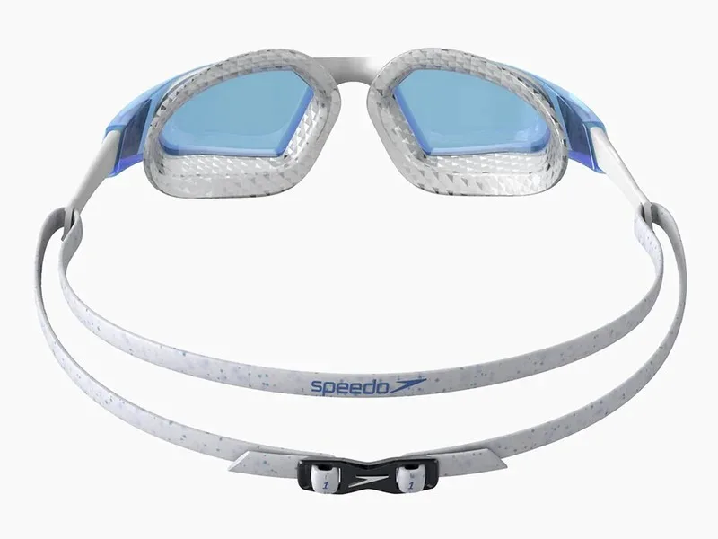 Очки для плавания SPEEDO поликарбонат OSFM белый синий