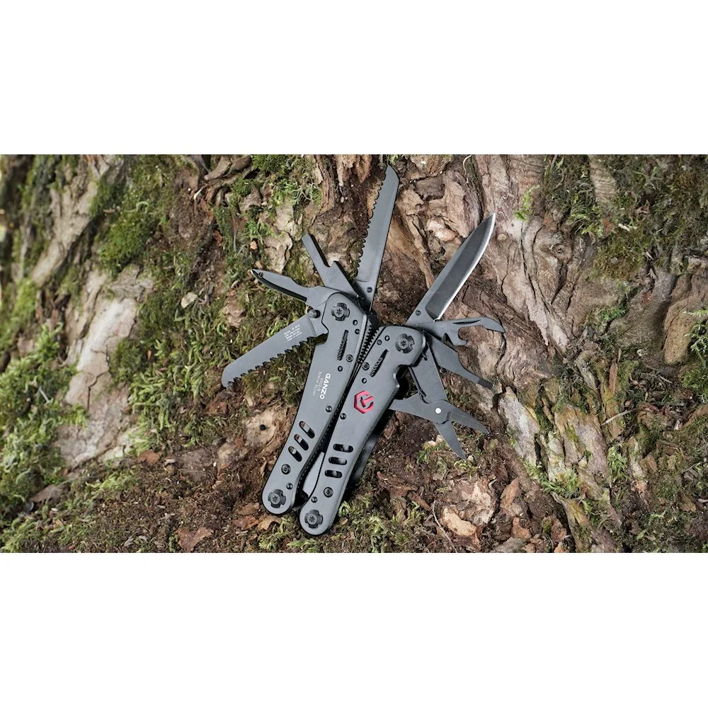 Мультитул Ganzo 440C 105х50х20 мм Чорний