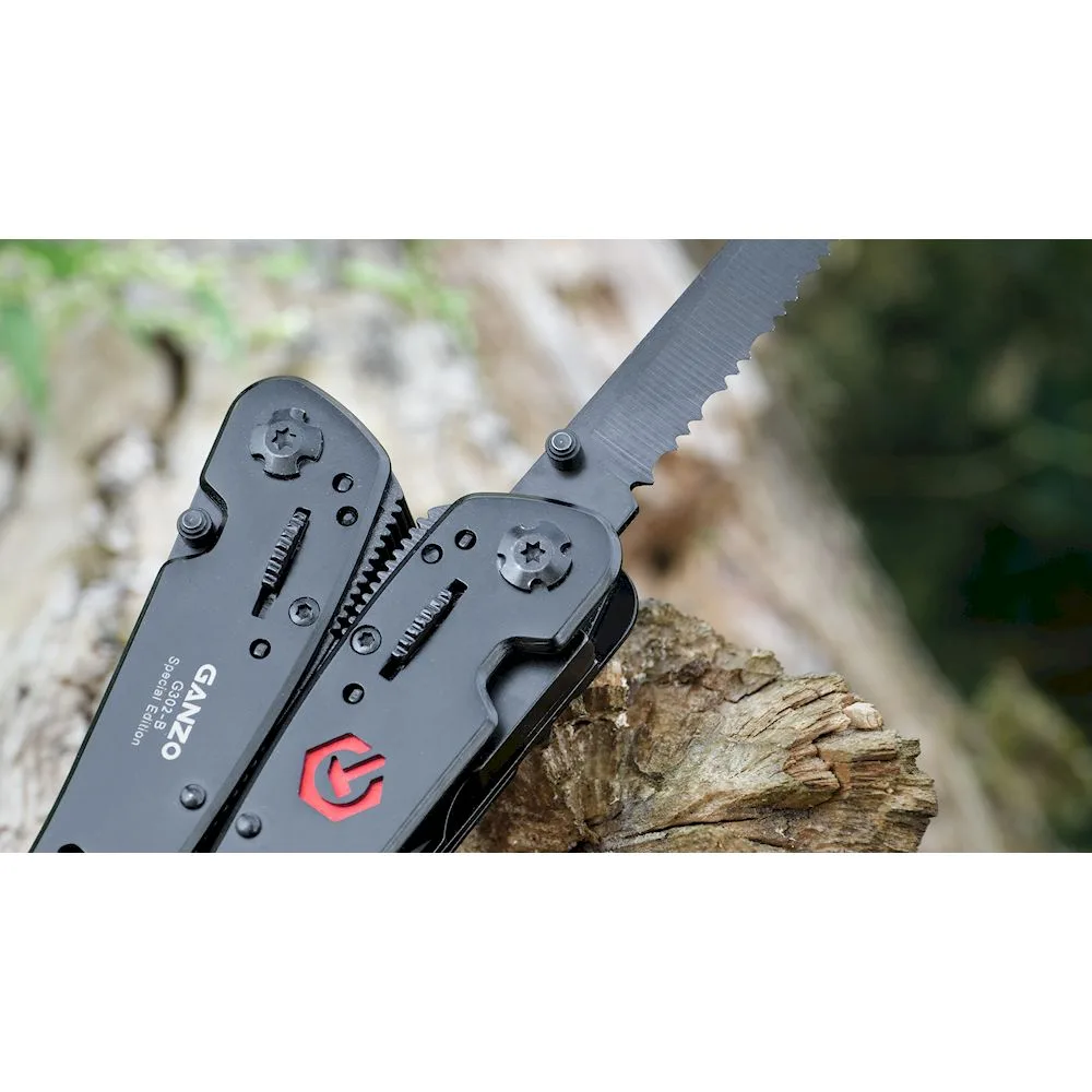 Мультитул Ganzo 440C 105х50х20 мм Чорний
