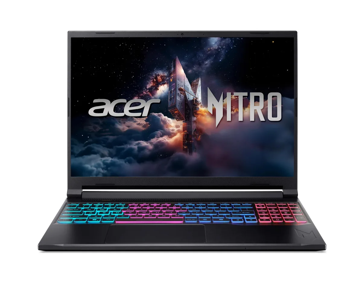 Ноутбук Acer Nitro V 16S ANV16S-41 16" WUXGA IPS, AMD R5-240, 16GB, F1TB, NVD5060-8, Lin, чорний