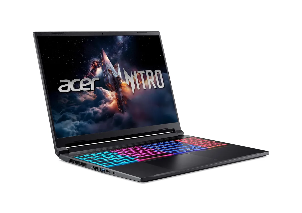 Ноутбук Acer Nitro V 16S ANV16S-41 16" WUXGA IPS, AMD R5-240, 16GB, F1TB, NVD5060-8, Lin, чорний