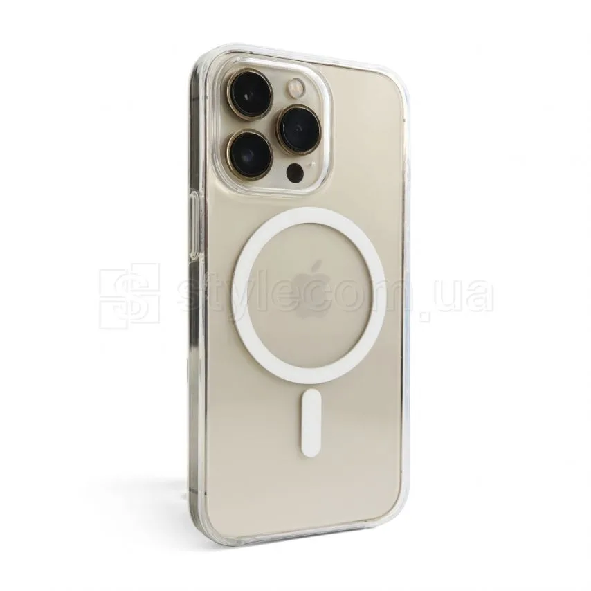 Чохол MagSafe для Apple iPhone 13 Pro Max пластик силікон прозорий