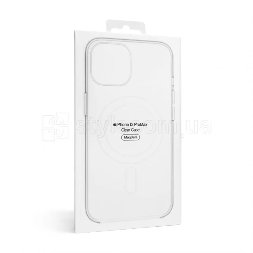 Чохол MagSafe для Apple iPhone 13 Pro Max пластик силікон прозорий
