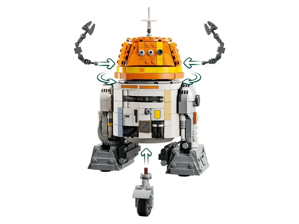 Конструктор LEGO Star Wars дроїд-астромеханік Чоппер різнокольоровий 10+