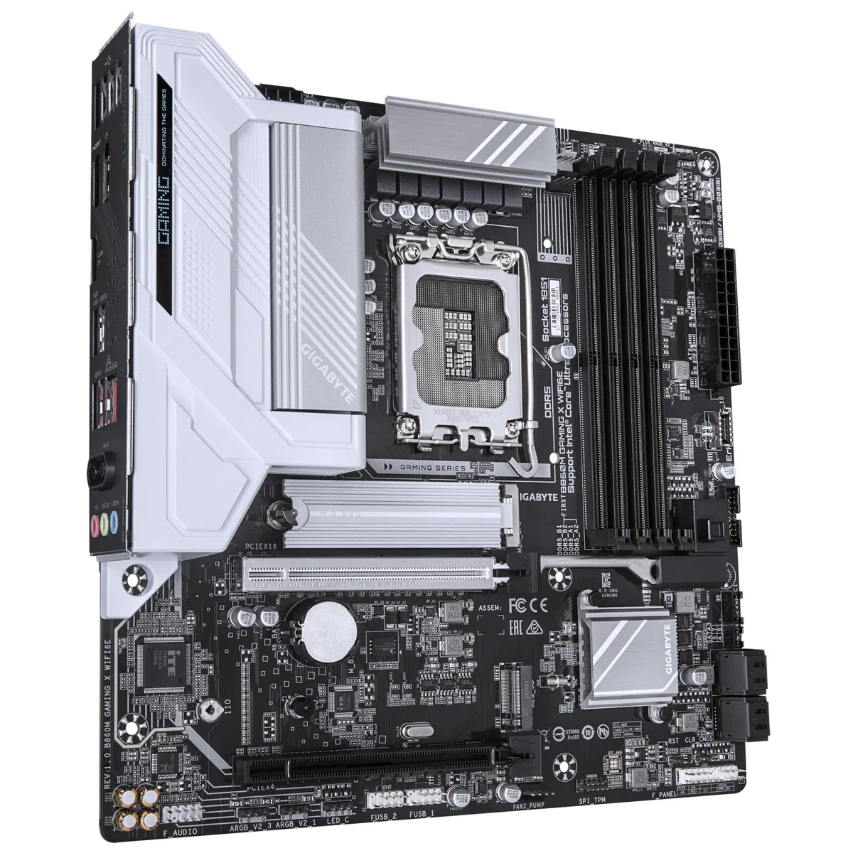 Материнская плата GIGABYTE B860M GAMING X WIFI6E s1851 B860 4xDDR5 M.2 HDMI DP Type-C Wi-Fi BT mATX