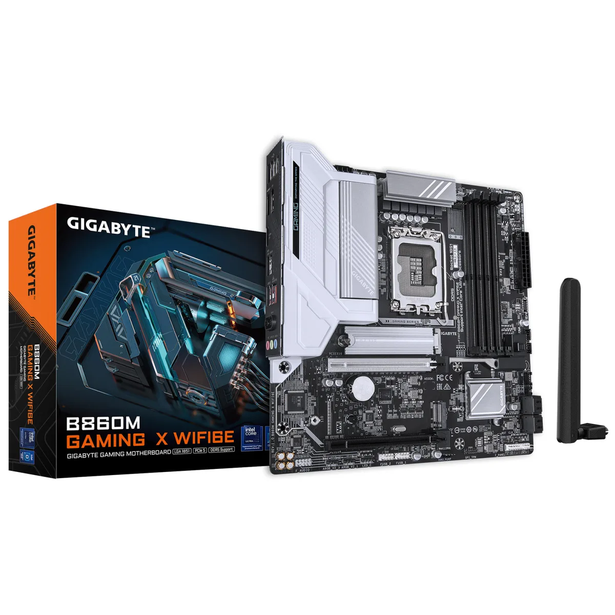 Материнская плата GIGABYTE B860M GAMING X WIFI6E s1851 B860 4xDDR5 M.2 HDMI DP Type-C Wi-Fi BT mATX