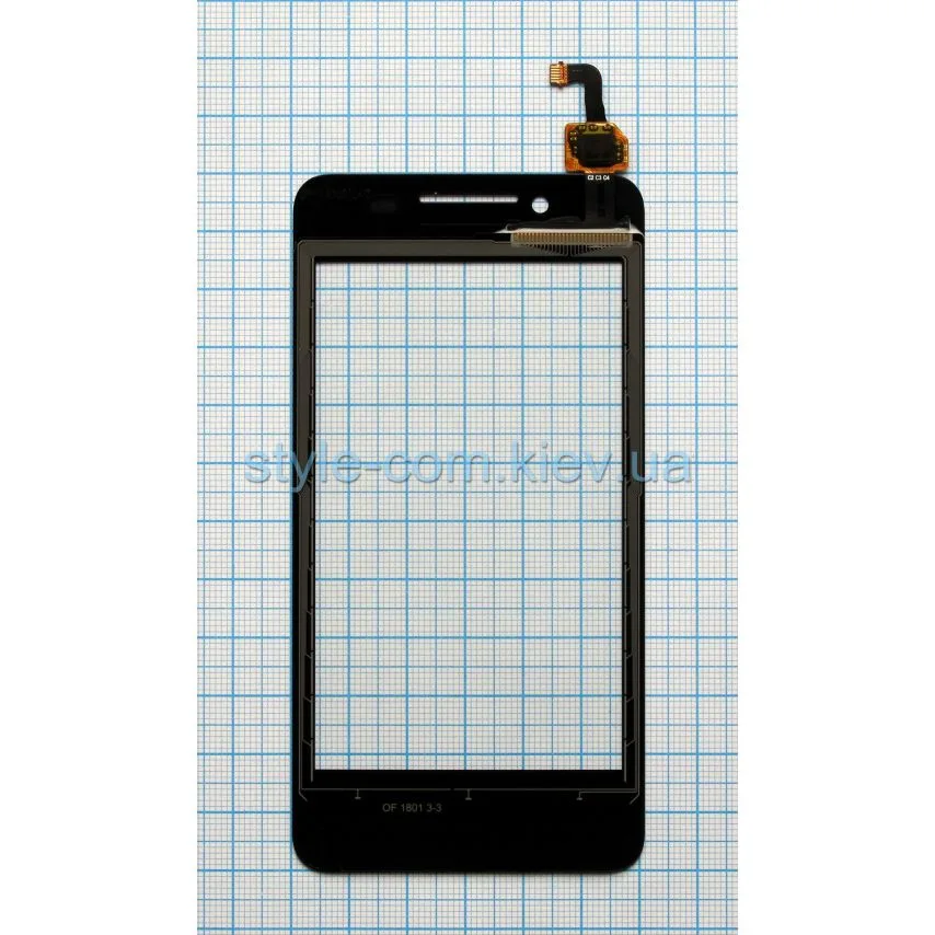 Тачскрін Lenovo High Quality чорний 4,5 дюйма