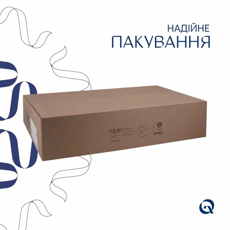 Раковина Qtap Albatross керамічна біла прямокутна 800x460 мм