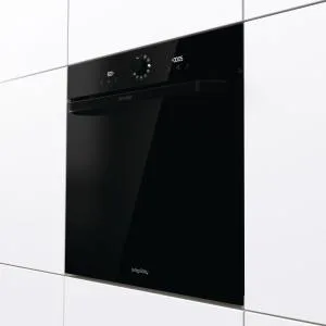 Електрична духова шафа Gorenje 77 л чорна гідролізне очищення