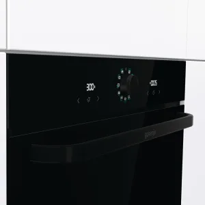 Електрична духова шафа Gorenje 77 л чорна гідролізне очищення