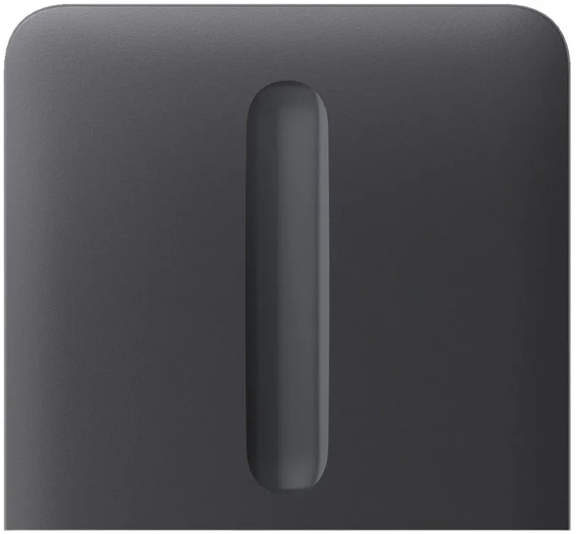 Кнопка бічна для одноклавішного вертикального вимикача димера Ajax SideButton Vertical Dimmer 1-gang 2-way for LightSwitch, Jeweler, бездротовий, graphite