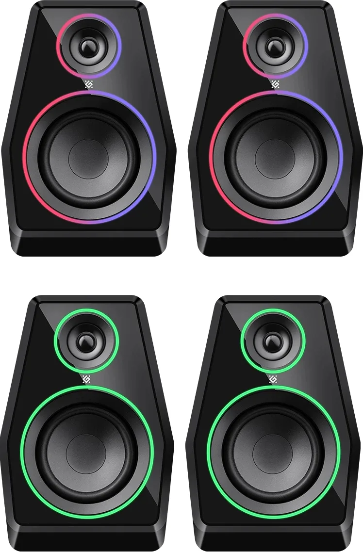 Акустика Defender Бездротова 10 Вт Пластик Чорна 2 канали Bluetooth 5.3