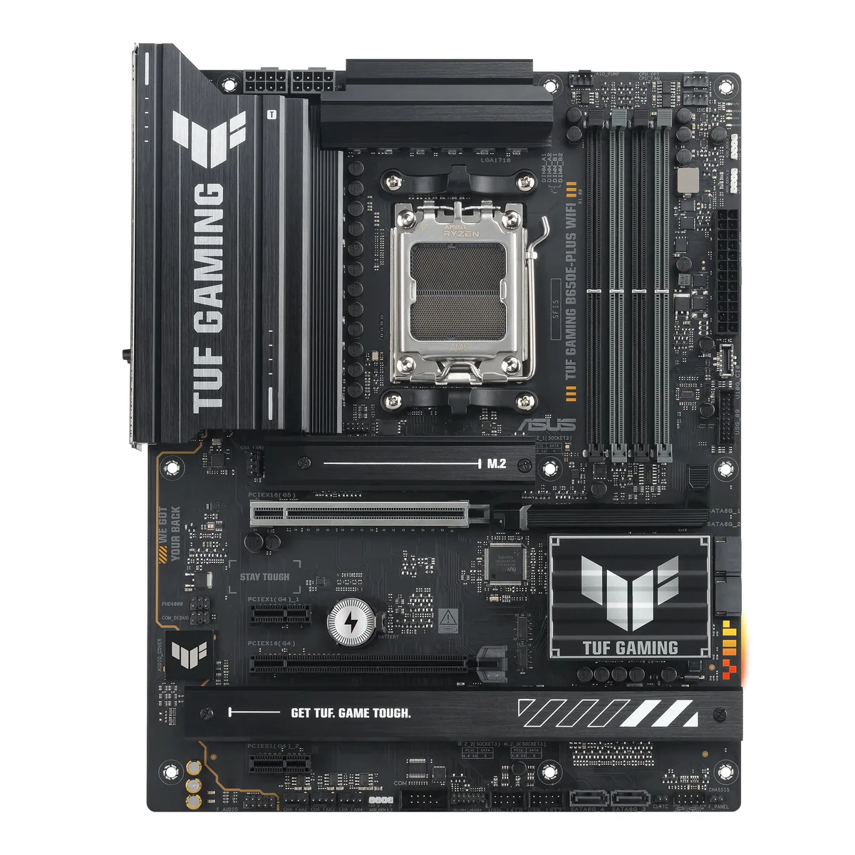 Материнcька плата ASUS TUF GAMING B650E-PLUS WIFI sAM5 B650 4xDDR5 M.2 HDMI DP Wi-Fi BT ATX
