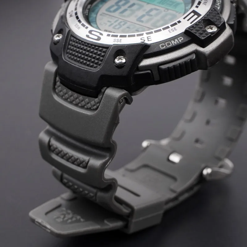 Ремінець Casio полімер 20,6 см сірий 24 мм