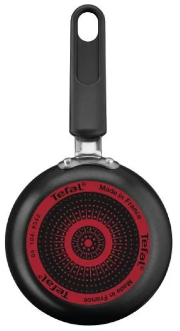Сковорода Tefal Simply Clean, 12 см, алюмінієва, з бакелітовою ручкою, чорного кольору.