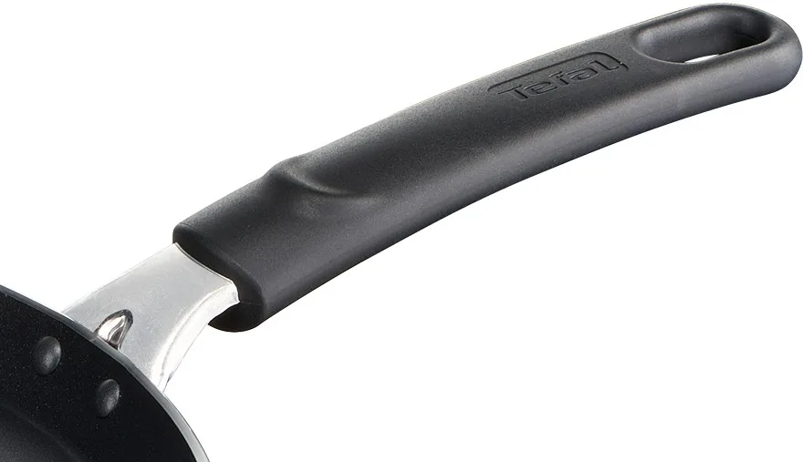 Сковорода Tefal Simply Clean, 12 см, алюмінієва, з бакелітовою ручкою, чорного кольору.