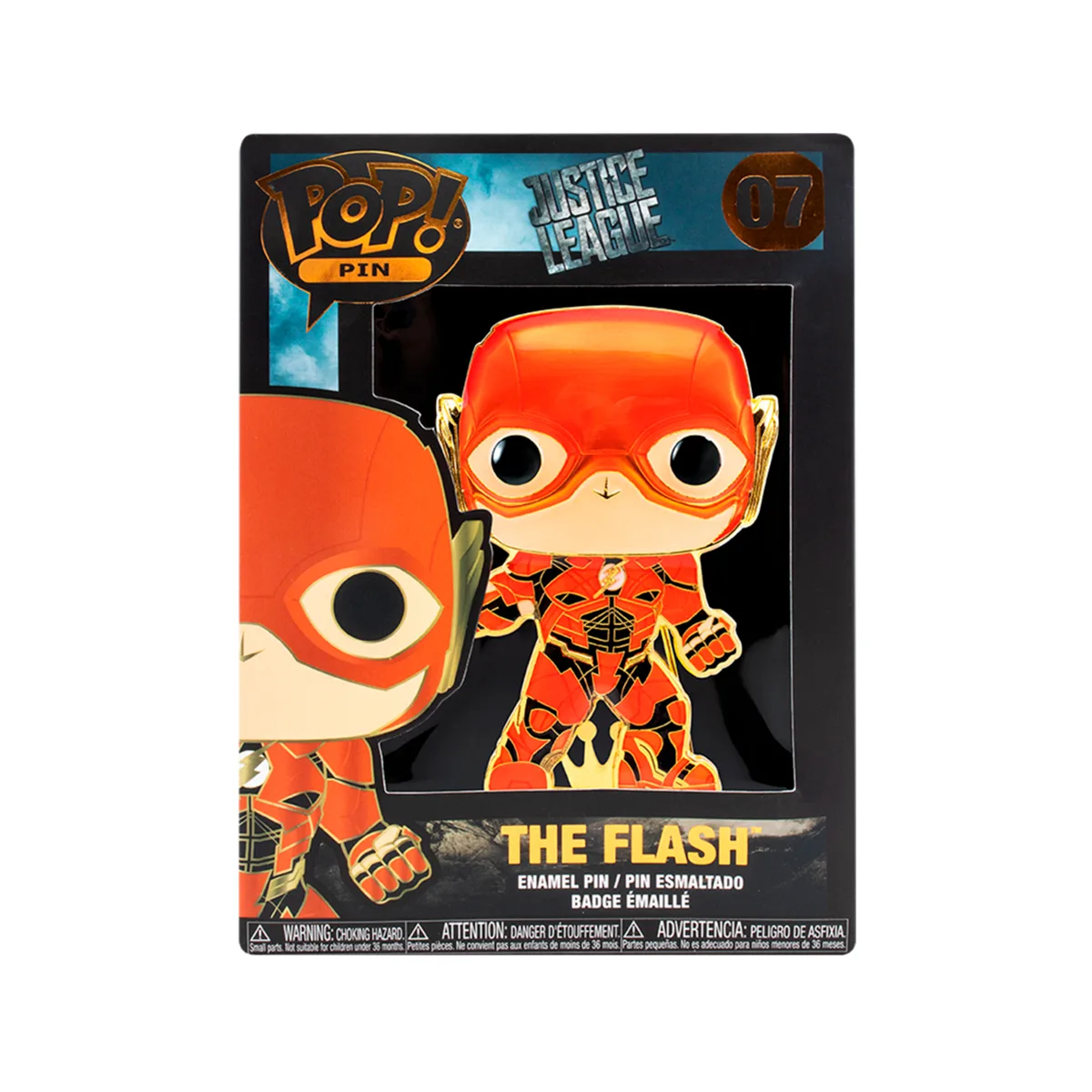 Пін Funko Pop DC Comics Флеш емальована сталь 10 см червоний
