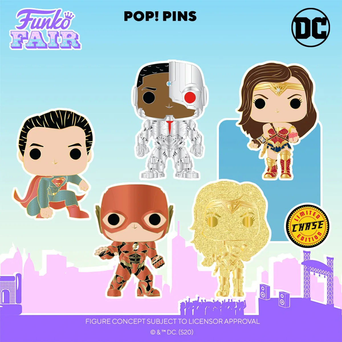 Пін Funko Pop DC Comics Флеш емальована сталь 10 см червоний