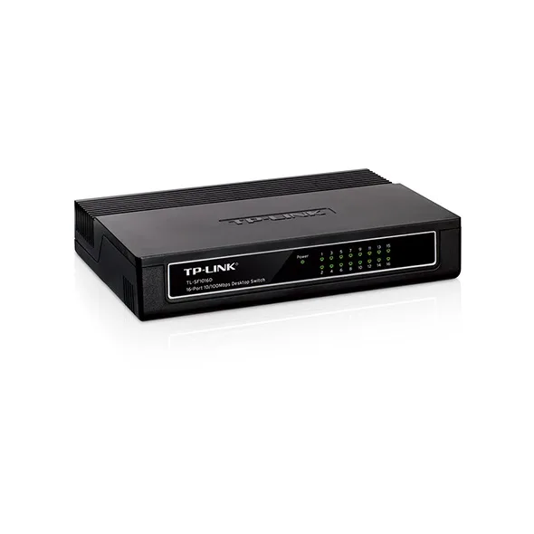 Комутатор TP-LINK TL-SF1016D 16xFE, Некерований