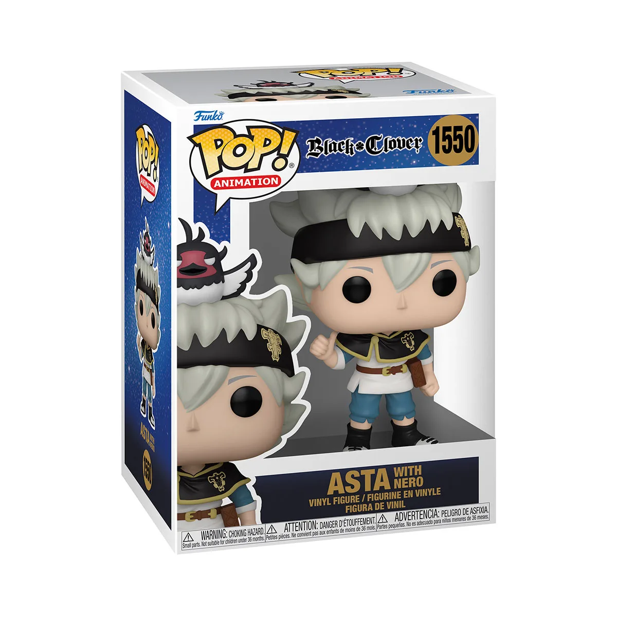 Ігрова фігурка Funko POP! вініл 11,4 см Чорна конюшина Аста Неро
