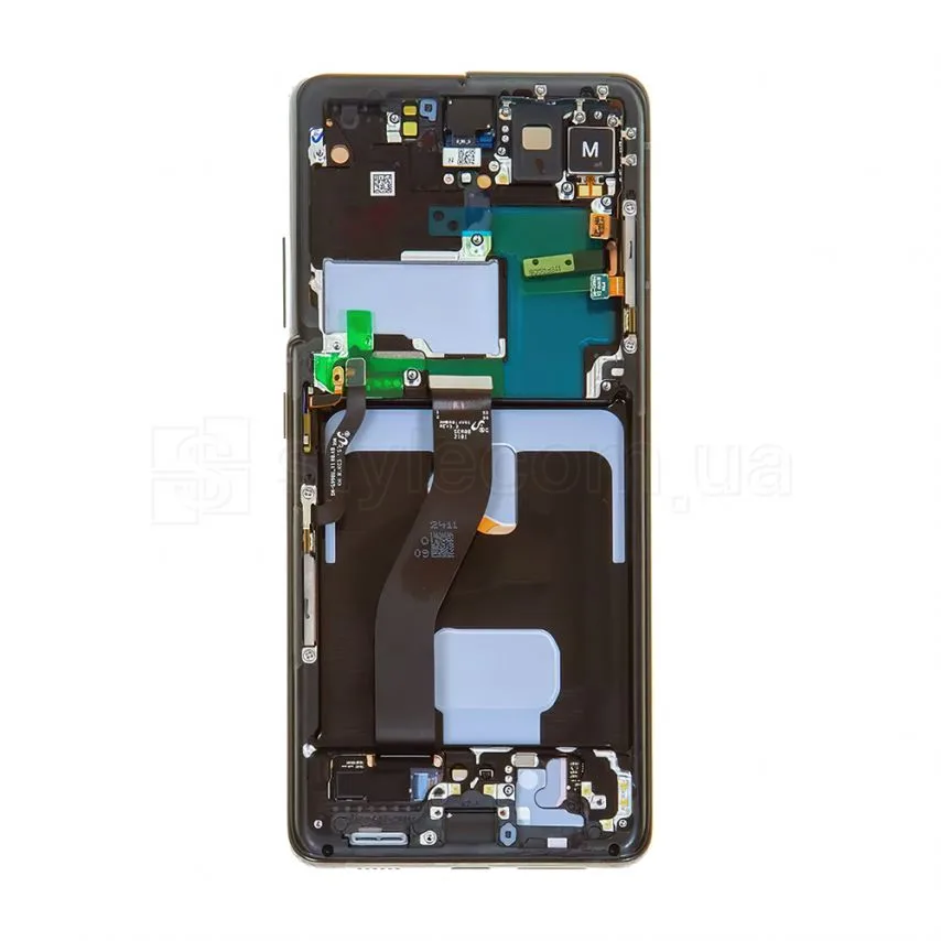 Дисплей Samsung LCD 6,8 дюйм чорний з сенсорним екраном і рамкою Service Original