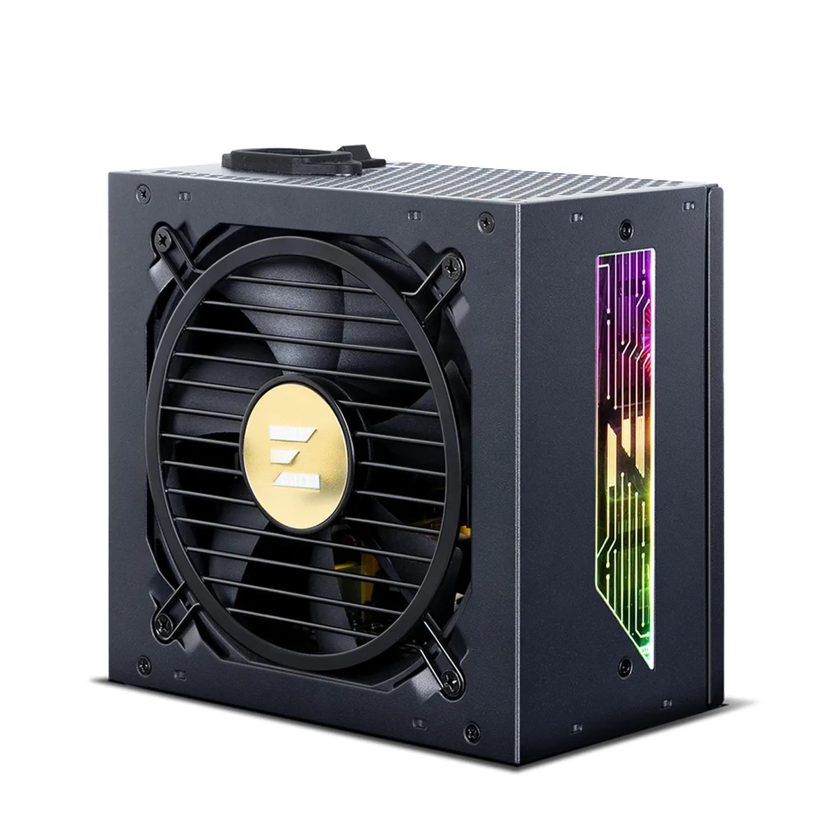 Блок живлення Zalman Teramax 2 View  (1200W) 99%, 80+ Gold, 120мм, 1xMB 24pin(18+10), 2xCPU(4+4 pin), 3xMolex, 12xSATA, 4xPCIe 8pin(6+2), 1xPCIe GEN5 16pin, 1x +5V ARGB cable, Fully Modular