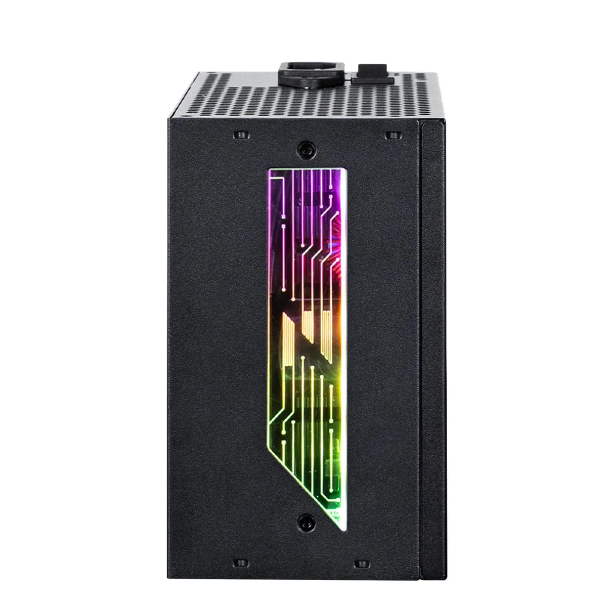 Блок живлення Zalman Teramax 2 View  (1200W) 99%, 80+ Gold, 120мм, 1xMB 24pin(18+10), 2xCPU(4+4 pin), 3xMolex, 12xSATA, 4xPCIe 8pin(6+2), 1xPCIe GEN5 16pin, 1x +5V ARGB cable, Fully Modular