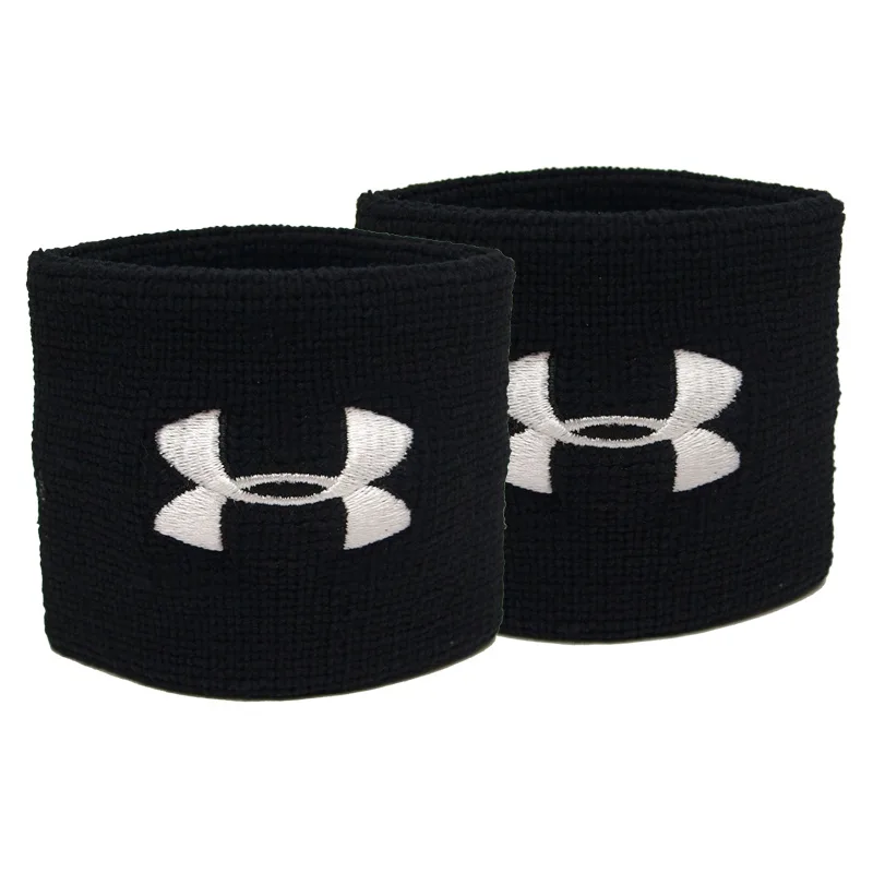 Напульсники Under Armour 96% поліестер UNI чорні чоловічі
