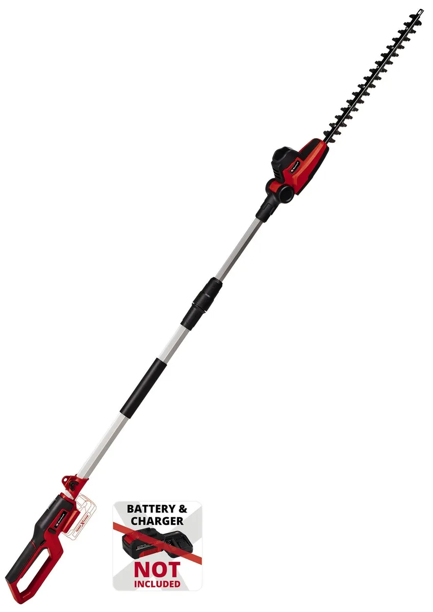 Телескопический аккумуляторный кусторез Einhell GC-HH 18/45 Li T - Solo PX 18В, 450мм, 35кг (без аккумулятора и зарядного устройства)