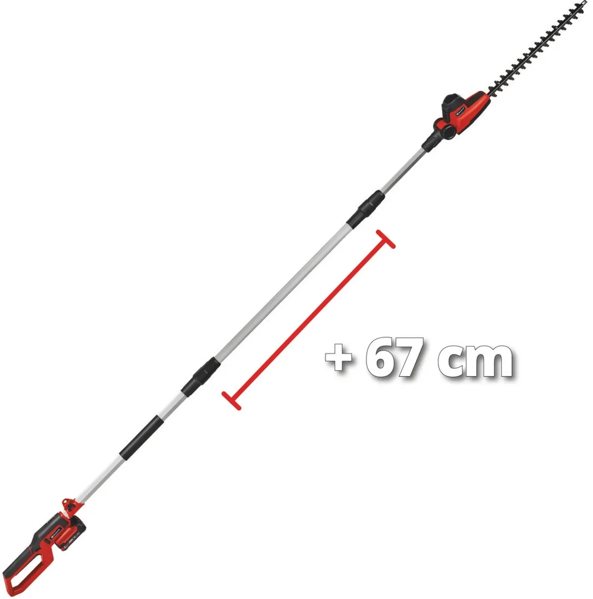 Телескопический аккумуляторный кусторез Einhell GC-HH 18/45 Li T - Solo PX 18В, 450мм, 35кг (без аккумулятора и зарядного устройства)