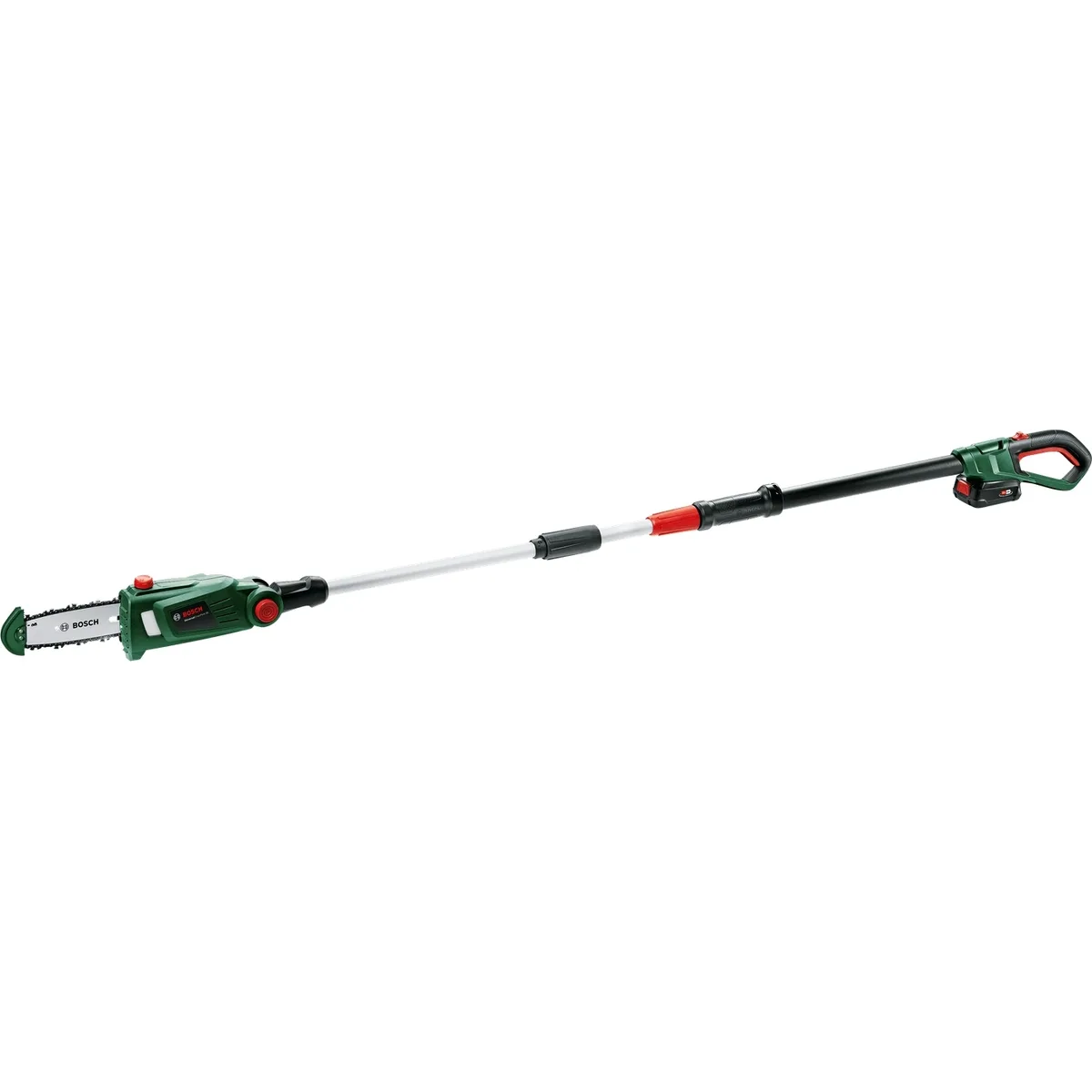 Акумуляторна ланцюгова пила Bosch UniversalChainPole 18В, довжина 210-260 см, шина 20 см, вага 3.6 кг, без акумулятора та зарядног
