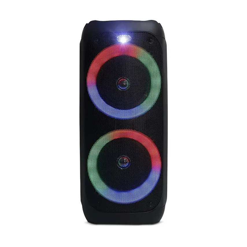 Портативная колонка Bluetooth 10W 2 динамика 415х183х189 мм Черная