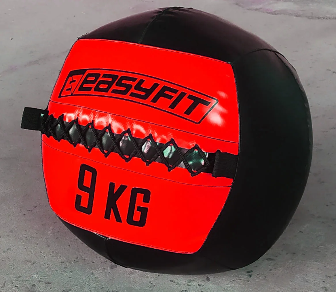 Медичний м'яч EasyFit PU 33 см 9 кг Червоний