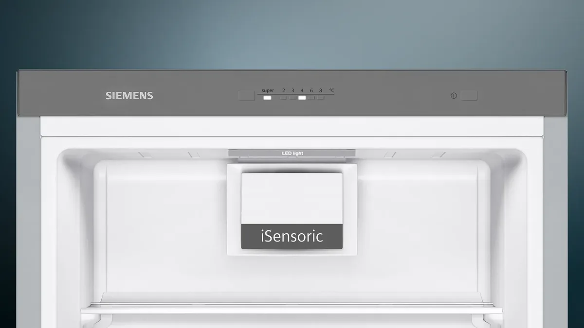 Холодильна камера Siemens, 186 см, 60 см, 65 см, об'єм 346 л, однодверна, клас енергоспоживання E, температурний режим ST, нержаві