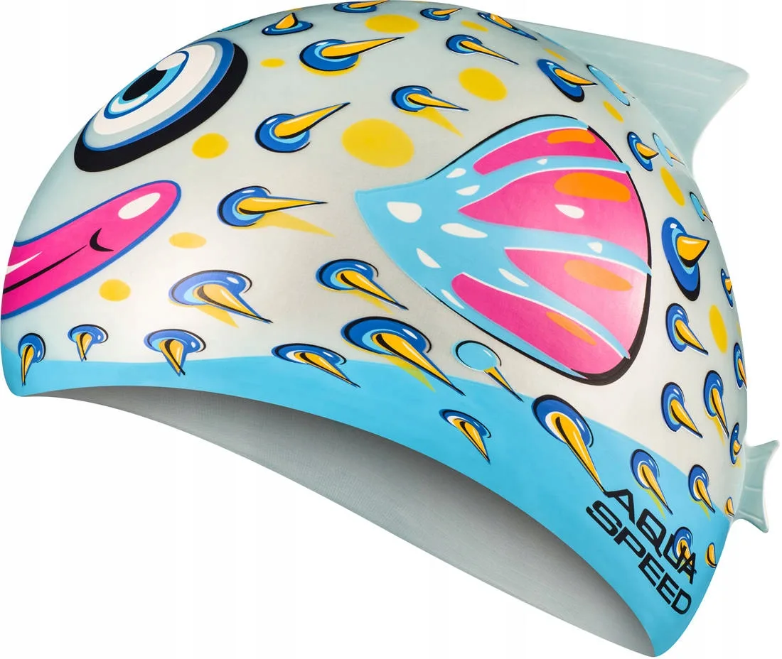Шапка для плавання Aqua Speed силіконова OSFM сірий