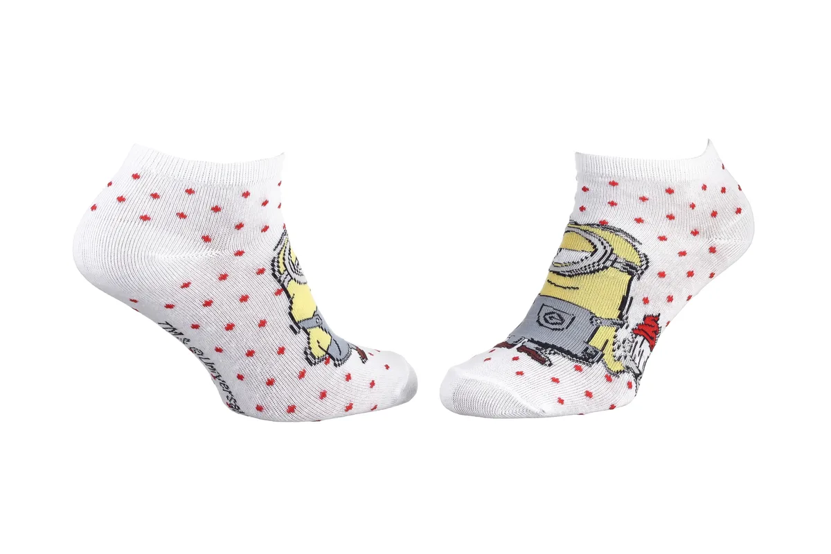 Шкарпетки MINIONS 56% бавовна 36-41 білий