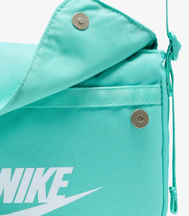 Сумка крос-боді NIKE 100% поліестер 22х16х6 см бірюзова жіноча