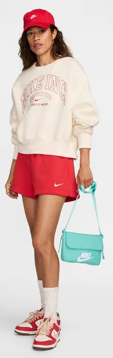 Сумка крос-боді NIKE 100% поліестер 22х16х6 см бірюзова жіноча