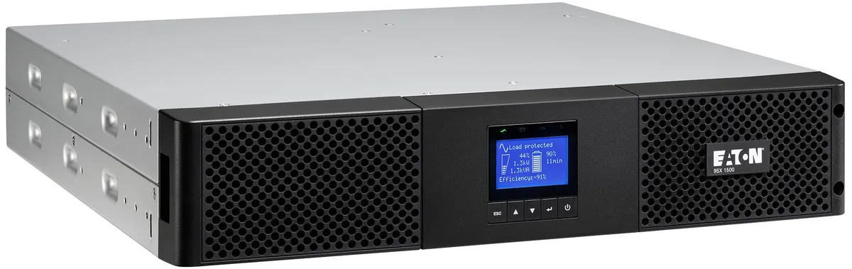 Джерело безперебійного живлення Eaton 9SX, 1500VA/1350W, RM 2U, LCD, USB, RS232, 6xC13