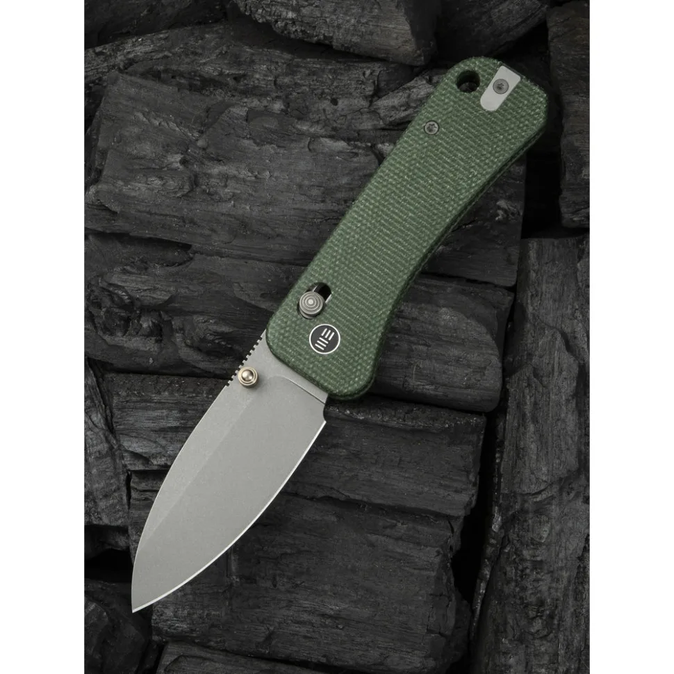 Нож складной Weknife CPM-S35VN 73 мм темно-зеленый микарта 72,8 г