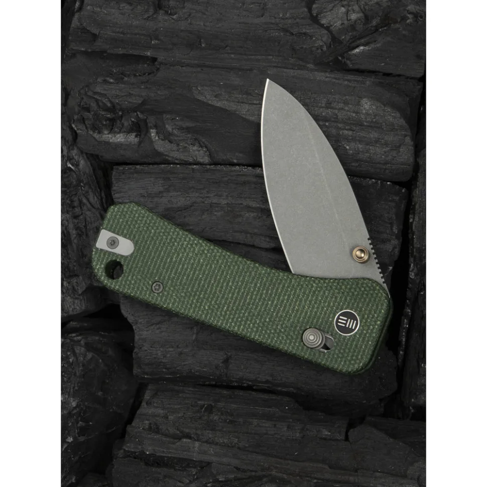 Нож складной Weknife CPM-S35VN 73 мм темно-зеленый микарта 72,8 г