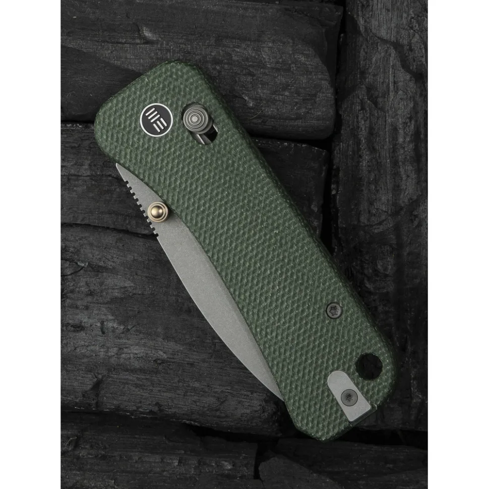 Нож складной Weknife CPM-S35VN 73 мм темно-зеленый микарта 72,8 г