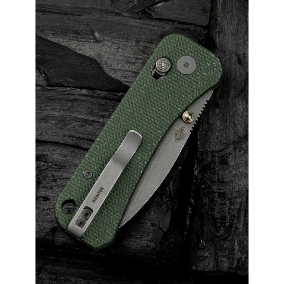 Нож складной Weknife CPM-S35VN 73 мм темно-зеленый микарта 72,8 г
