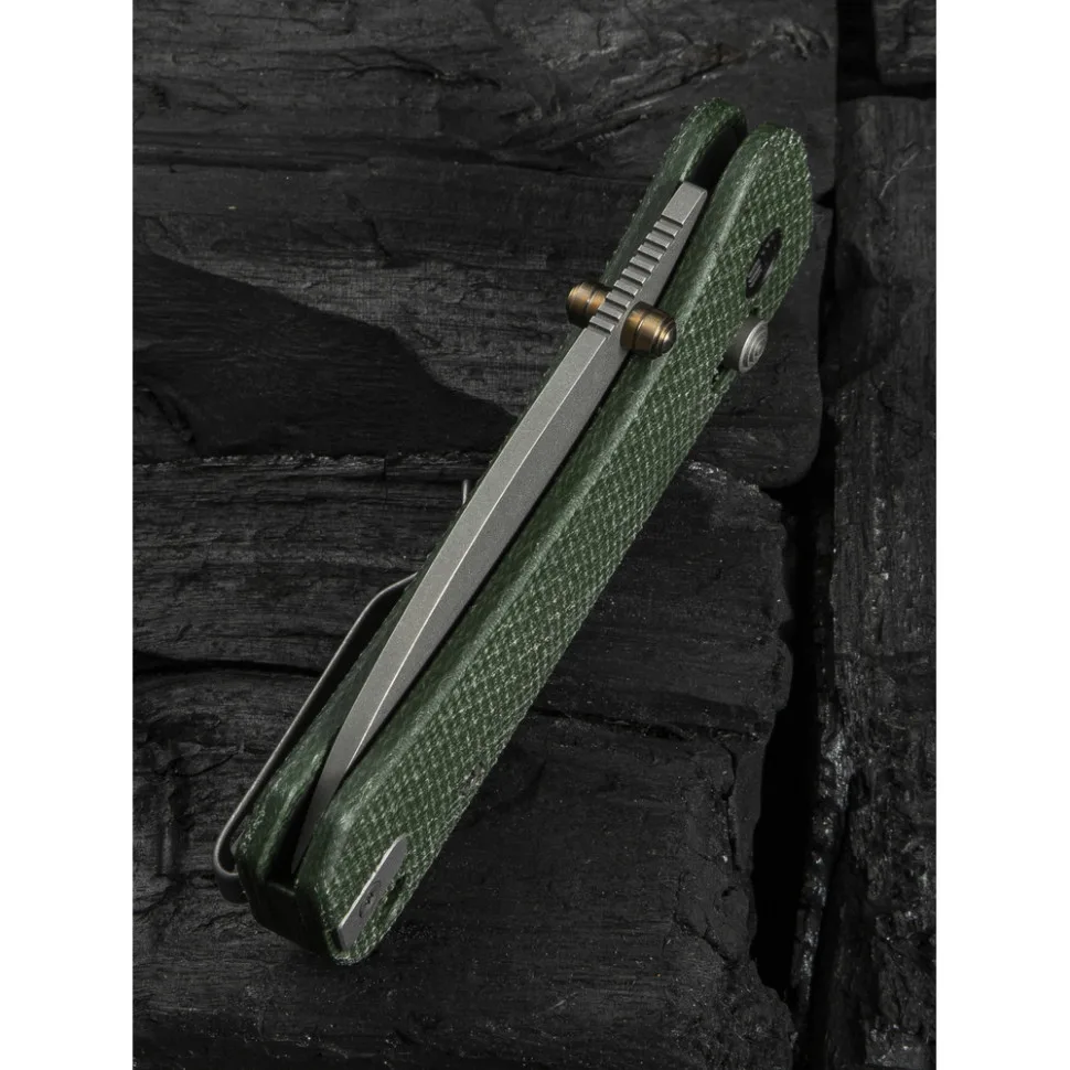 Нож складной Weknife CPM-S35VN 73 мм темно-зеленый микарта 72,8 г