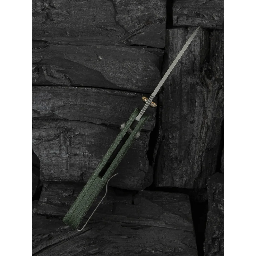 Нож складной Weknife CPM-S35VN 73 мм темно-зеленый микарта 72,8 г