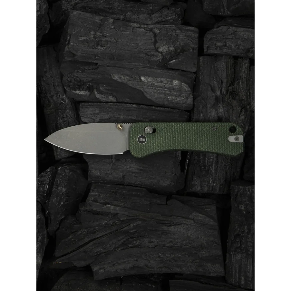 Нож складной Weknife CPM-S35VN 73 мм темно-зеленый микарта 72,8 г