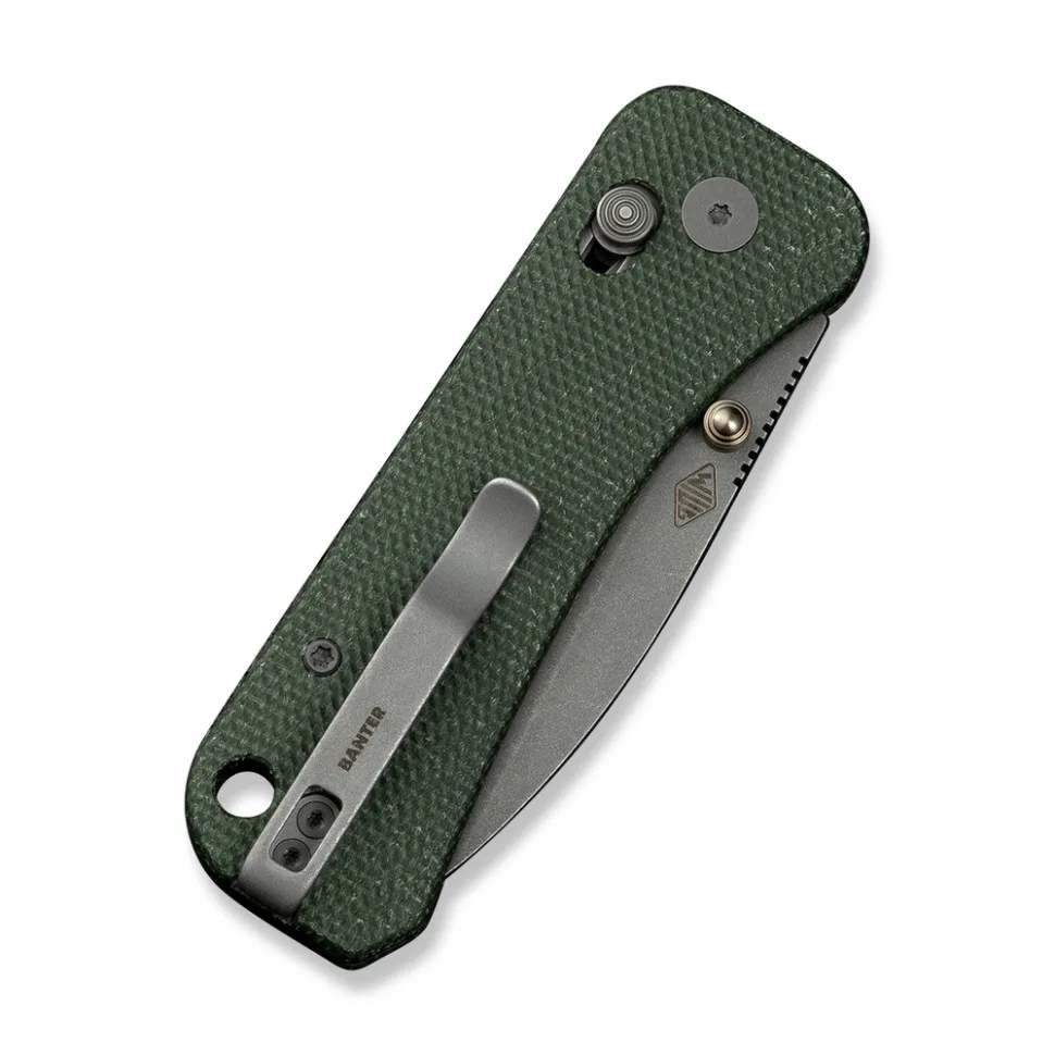 Нож складной Weknife CPM-S35VN 73 мм темно-зеленый микарта 72,8 г