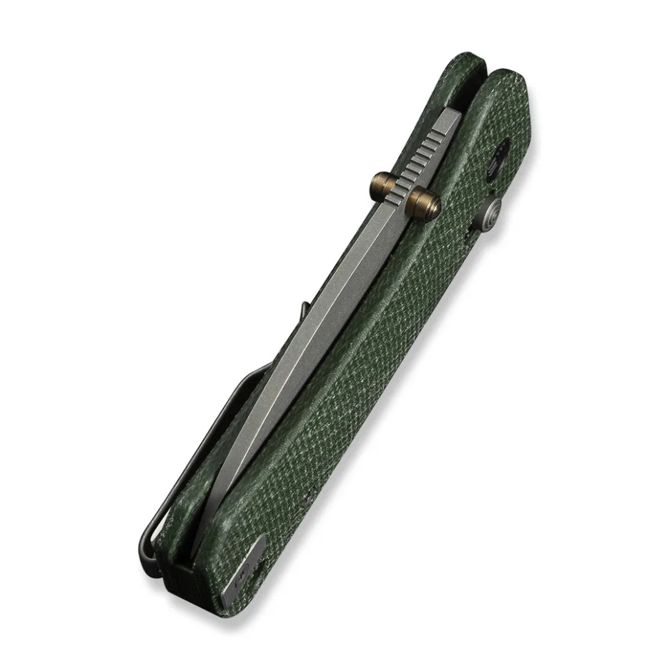 Нож складной Weknife CPM-S35VN 73 мм темно-зеленый микарта 72,8 г
