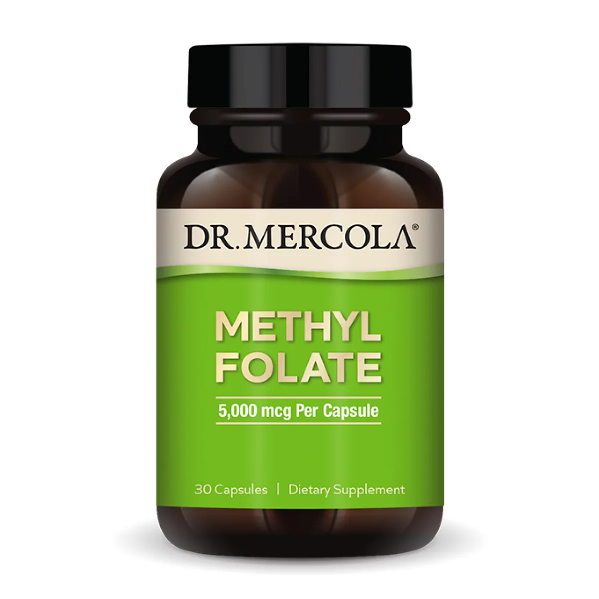 Метифицированный фолат Dr. Mercola 30 капсул для метилирования и детоксикации