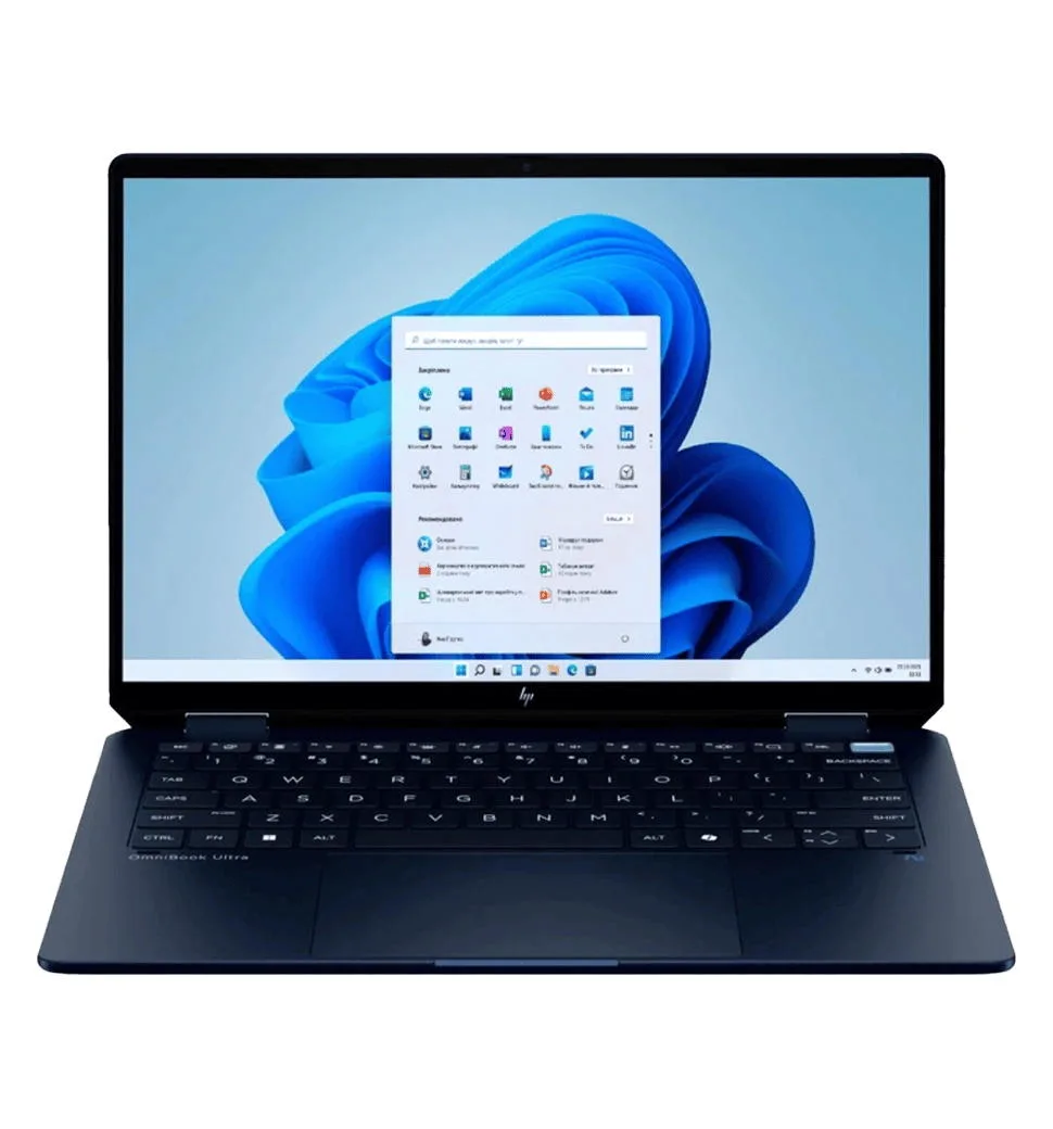 Ноутбук HP OmniBook Ultra Flip x360 14" 2.8K OLED Touch, Intel U7-256V, 16GB, F512GB, UMA, Win11, синій